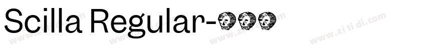 Scilla Regular字体转换